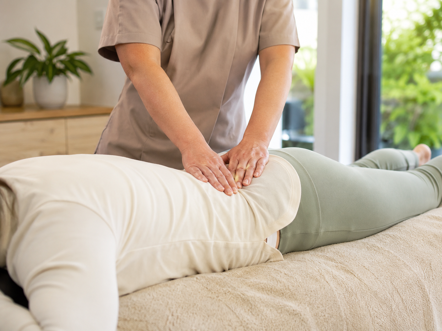 Lower Back Relaxation mobile massage treatment at home in Sydney's Inner West