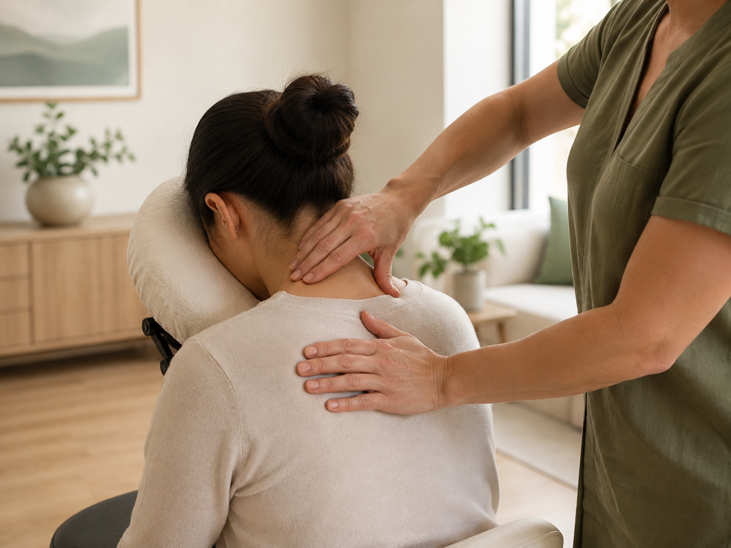 Neck & Shoulder Massage mobile massage treatment at home in Sydney's Inner West